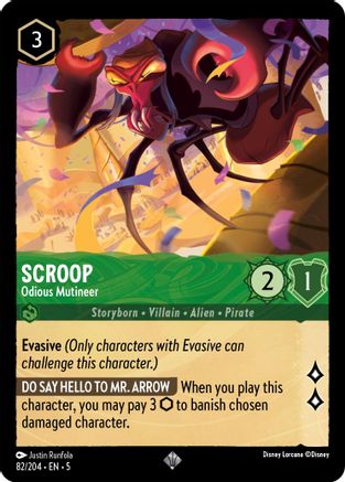 Scroop - Odious Mutineer (82/204) [Shimmering Skies] | Grognard Games