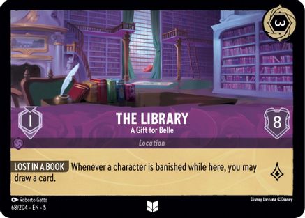 The Library - A Gift for Belle (68/204) [Shimmering Skies] | Grognard Games
