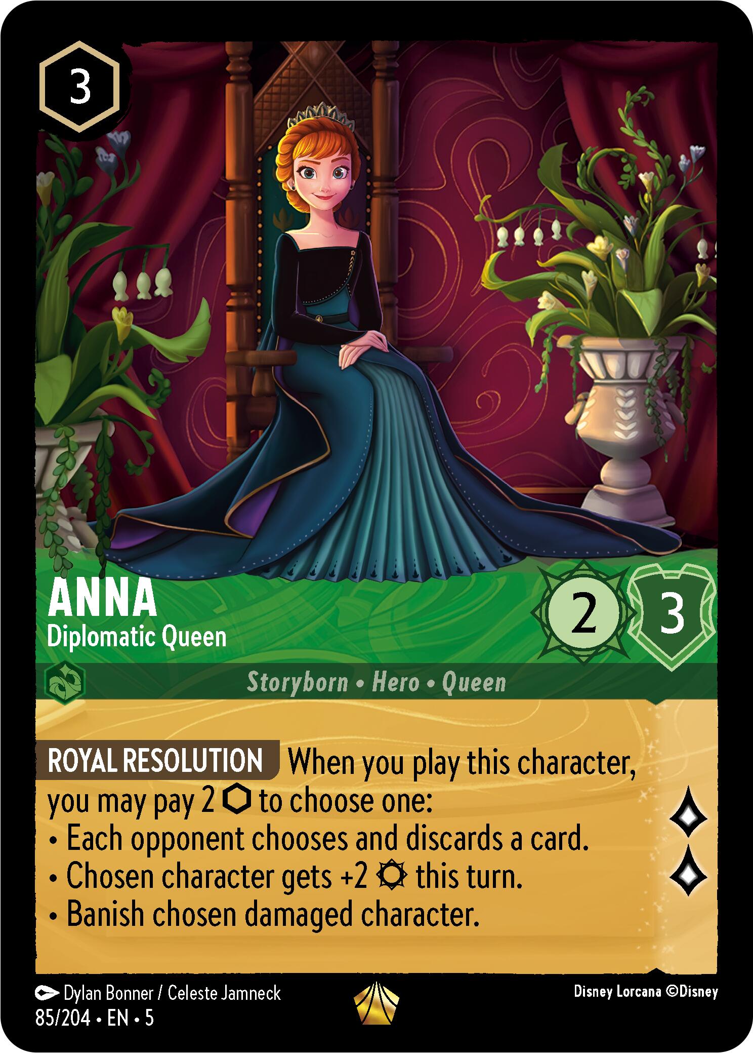 Anna - Diplomatic Queen (85/204) [Shimmering Skies] | Grognard Games