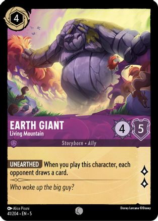 Earth Giant - Living Mountain (41/204) [Shimmering Skies] | Grognard Games