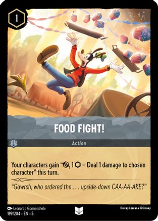 Food Fight! (199/204) [Shimmering Skies] | Grognard Games