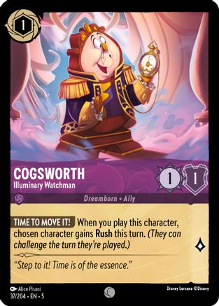 Cogsworth - Illuminary Watchman (37/204) [Shimmering Skies] | Grognard Games