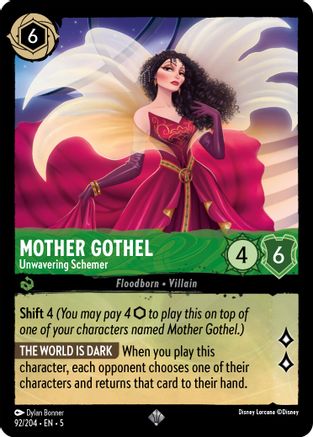 Mother Gothel - Unwavering Schemer (92/204) [Shimmering Skies] | Grognard Games
