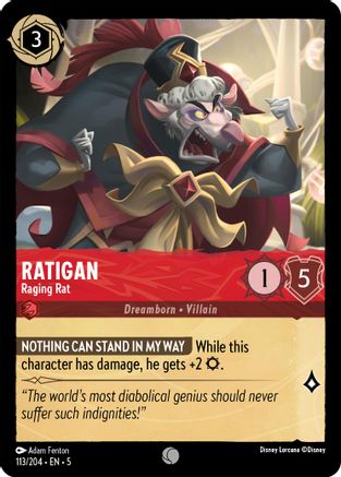 Ratigan - Raging Rat (113/204) [Shimmering Skies] | Grognard Games