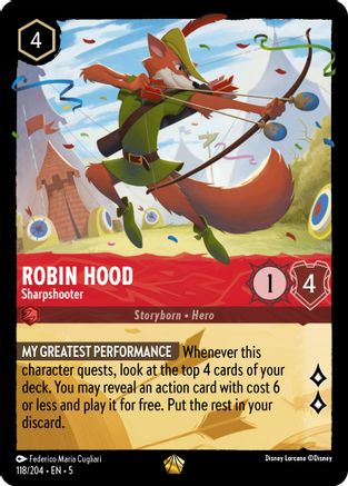 Robin Hood - Sharpshooter (118/204) [Shimmering Skies] | Grognard Games