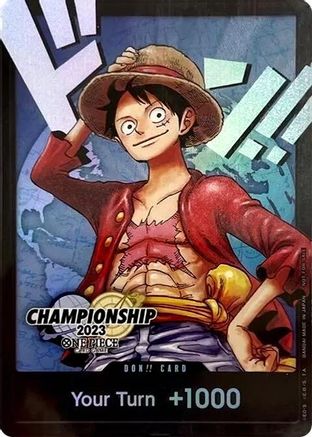 DON!! Card (Monkey.D.Luffy) (2023 World Championship Finals) - One Piece Promotion Cards Foil | Grognard Games