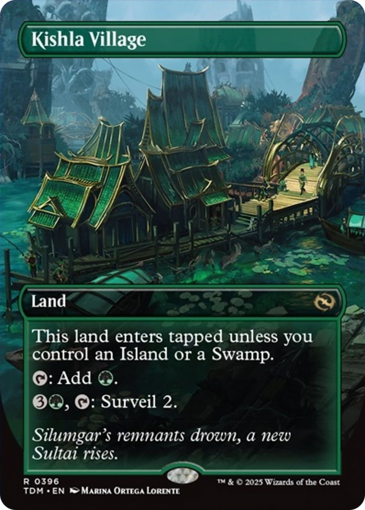 Kishla Village (Borderless) [Tarkir: Dragonstorm] | Grognard Games