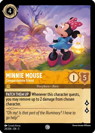 Minnie Mouse - Compassionate Friend (24/204) [Shimmering Skies] | Grognard Games