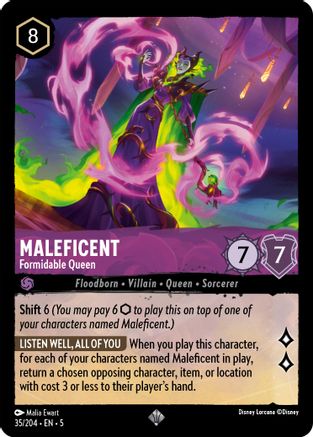 Maleficent - Formidable Queen (35/204) [Shimmering Skies] | Grognard Games