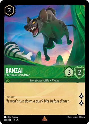 Banzai - Gluttonous Predator (80/204) [Shimmering Skies] | Grognard Games