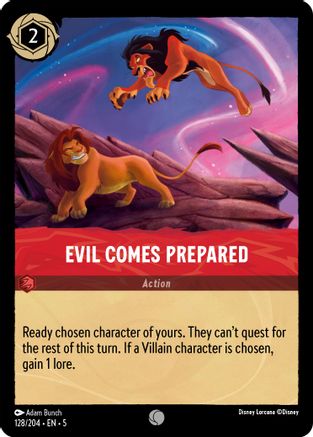 Evil Comes Prepared (128/204) [Shimmering Skies] | Grognard Games