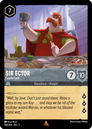 Sir Ector - Castle Lord (188/204) [Shimmering Skies] | Grognard Games