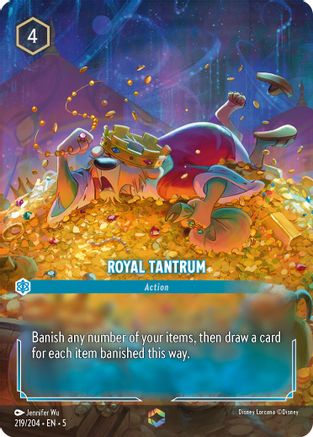 Royal Tantrum (Enchanted) (219/204) [Shimmering Skies] | Grognard Games