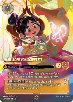 Vanellope von Schweetz - Sugar Rush Princess (Enchanted) (206/204) [Shimmering Skies] | Grognard Games