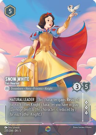 Snow White - Fair-Hearted (Enchanted) (220/204) [Shimmering Skies] | Grognard Games