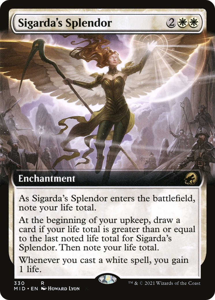 Sigarda's Splendor (Extended) [Innistrad: Midnight Hunt] | Grognard Games