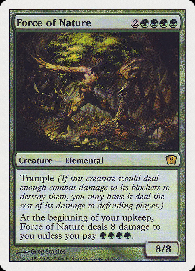 Force of Nature (9th Edition) [Oversize Cards] | Grognard Games