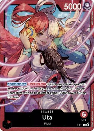 Uta - P-011 (Premium Card Collection -Uta-) (P-011) - One Piece Promotion Cards Foil | Grognard Games