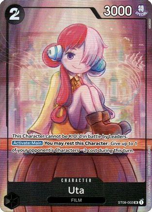 Uta - ST08-002 (Premium Card Collection -Uta-) (ST08-002) - One Piece Promotion Cards Foil | Grognard Games