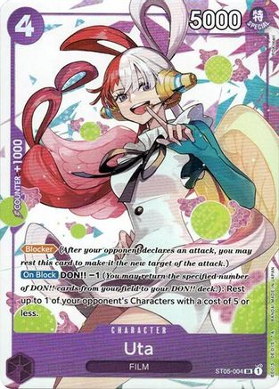 Uta - ST05-004 (Premium Card Collection -Uta-) (ST05-004) - One Piece Promotion Cards Foil | Grognard Games