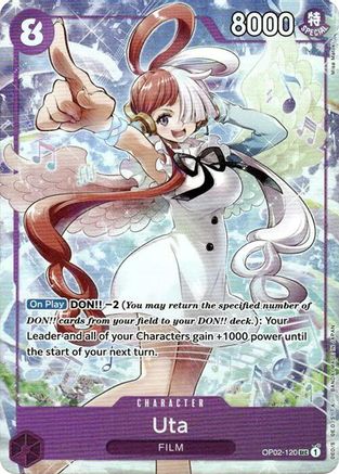 Uta - OP02-120 (Premium Card Collection -Uta-) (OP02-120) - One Piece Promotion Cards Foil | Grognard Games