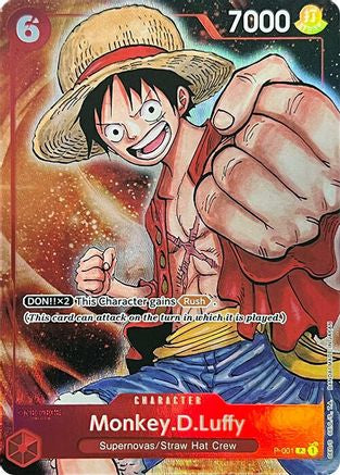 Monkey.D.Luffy (Premium Card Collection -BANDAI CARD GAMES Fest. 23-24 Edition-) (P-001) - One Piece Promotion Cards Foil | Grognard Games