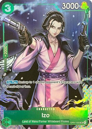 Izo (Premium Card Collection -BANDAI CARD GAMES Fest. 23-24 Edition-) (OP01-033) - One Piece Promotion Cards Foil | Grognard Games
