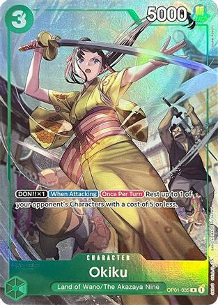 Okiku (Premium Card Collection -BANDAI CARD GAMES Fest. 23-24 Edition-) (OP01-035) - One Piece Promotion Cards Foil | Grognard Games