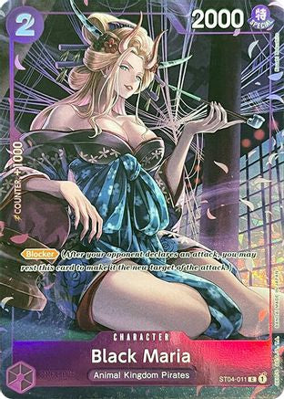 Black Maria (Premium Card Collection -BANDAI CARD GAMES Fest. 23-24 Edition-) (ST04-011) - One Piece Promotion Cards Foil | Grognard Games