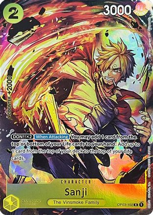 Sanji (Premium Card Collection -BANDAI CARD GAMES Fest. 23-24 Edition-) (OP03-102) - One Piece Promotion Cards Foil | Grognard Games