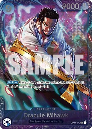 Dracule Mihawk (Treasure Cup 2024) (OP01-070) - One Piece Promotion Cards Foil | Grognard Games