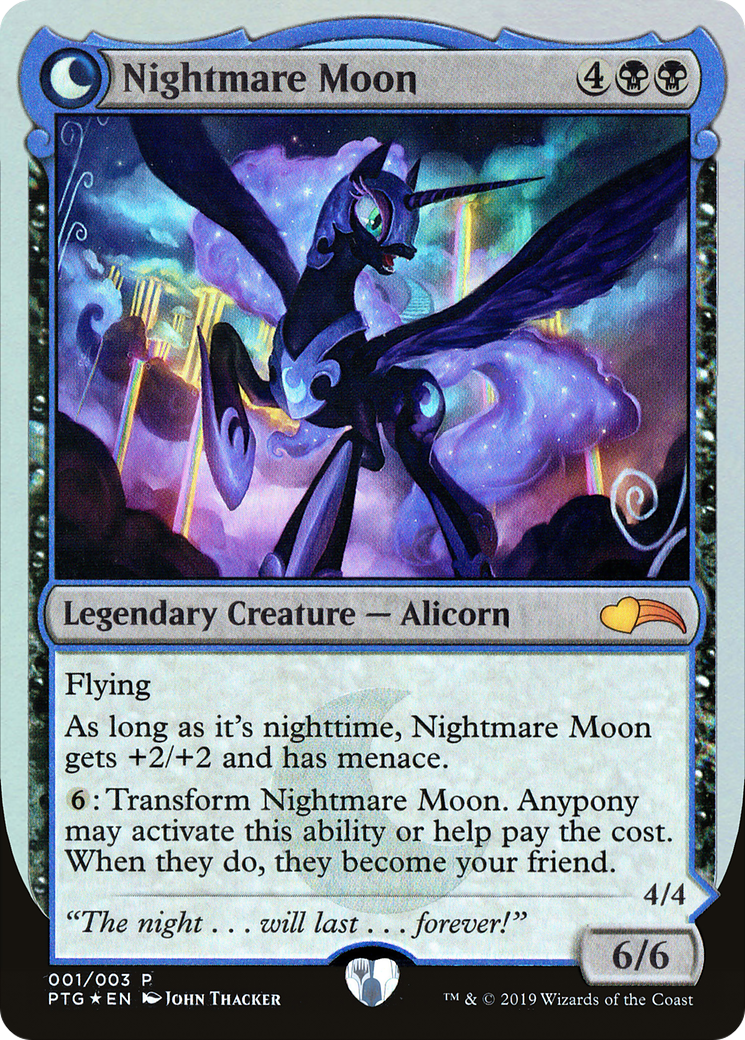 Nightmare Moon // Princess Luna [Ponies: The Galloping] | Grognard Games