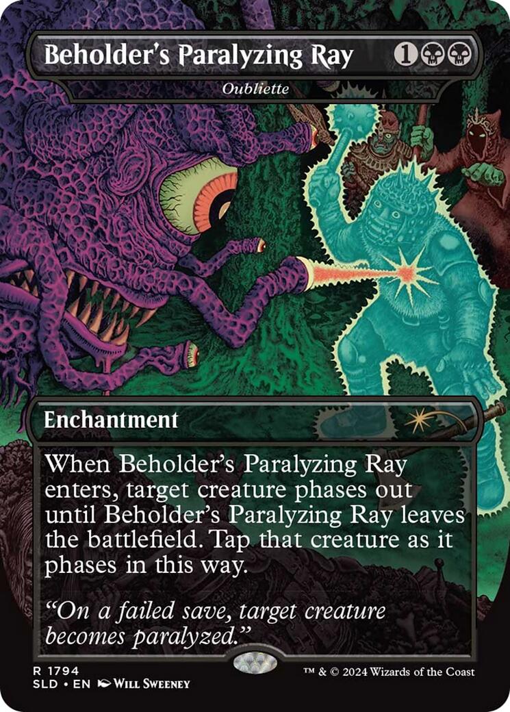 Beholder's Paralyzing Ray - Oubliette [Secret Lair Drop Series] | Grognard Games