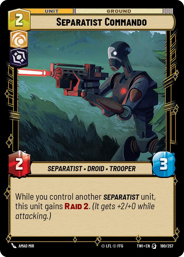 Separatist Commando (180/257) [Twilight of the Republic] | Grognard Games