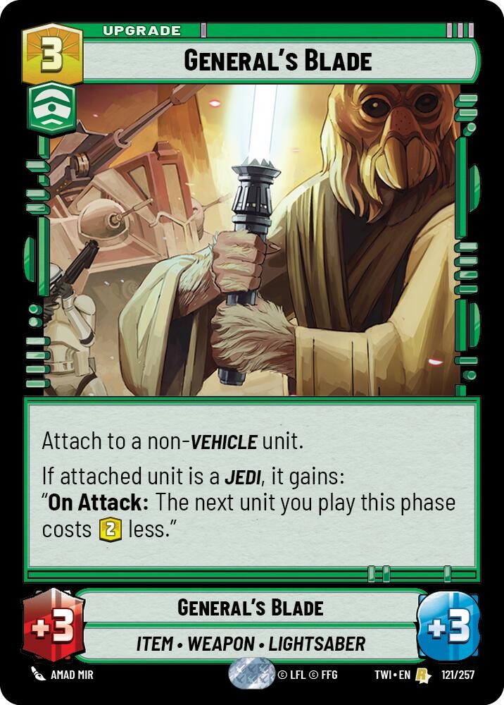 General's Blade (121/257) [Twilight of the Republic] | Grognard Games