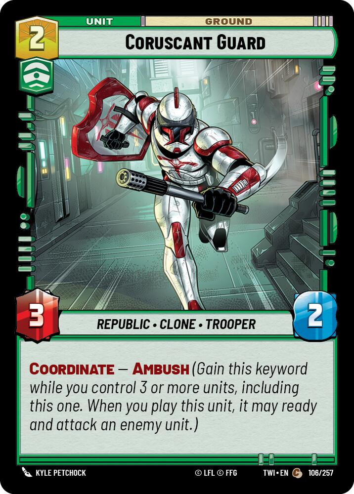 Coruscant Guard (106/257) [Twilight of the Republic] | Grognard Games