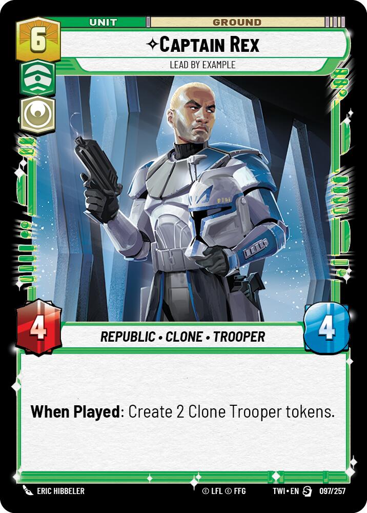 Captain Rex - Lead by Example (097/257) [Twilight of the Republic] | Grognard Games