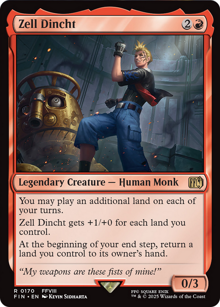 Zell Dincht [FINAL FANTASY] | Grognard Games
