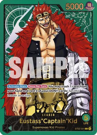 Eustass"Captain"Kid (Premium Card Collection -Leader Collection-) (ST02-001) - One Piece Promotion Cards Foil | Grognard Games