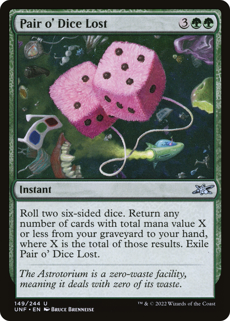 Pair o' Dice Lost [Unfinity] | Grognard Games
