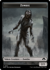 Servo // Zombie Double-Sided Token [Modern Horizons 3 Tokens] | Grognard Games
