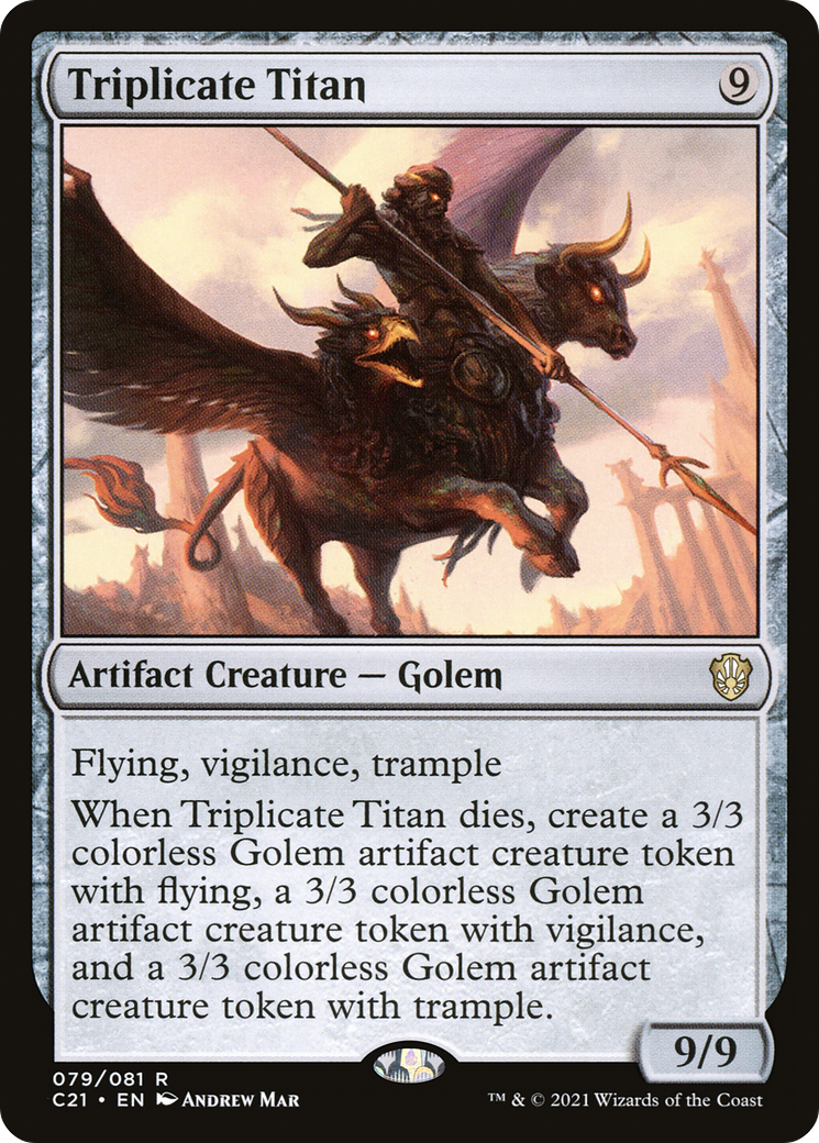 Triplicate Titan [Commander 2021] | Grognard Games