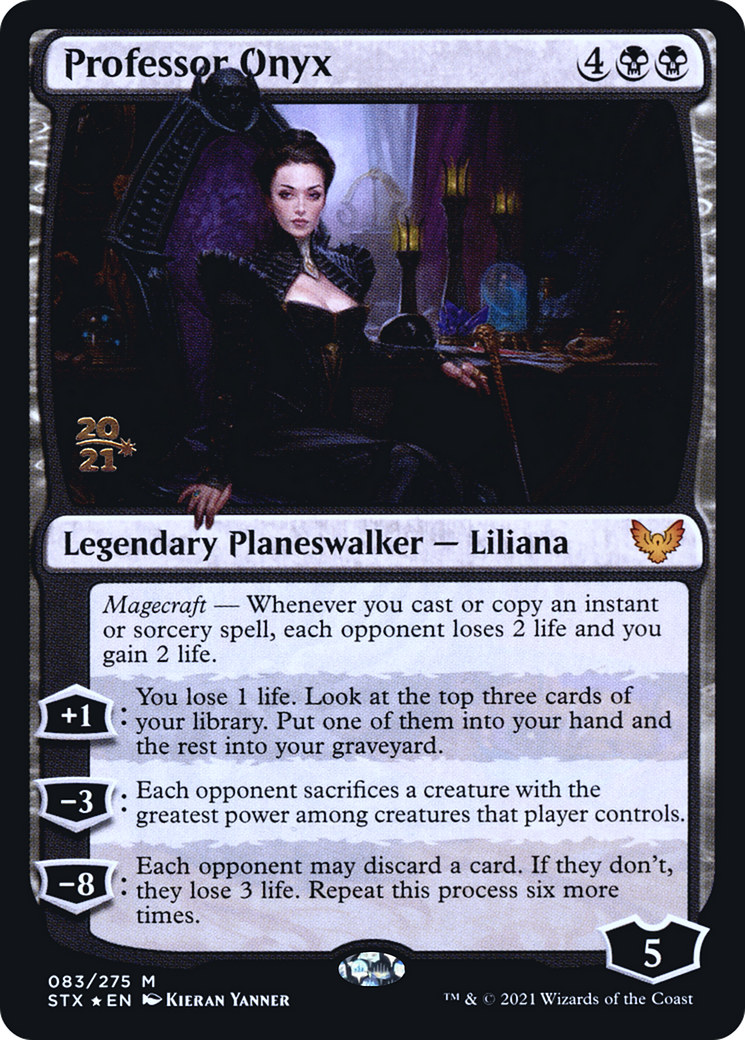 Professor Onyx [Strixhaven: School of Mages Prerelease Promos] | Grognard Games