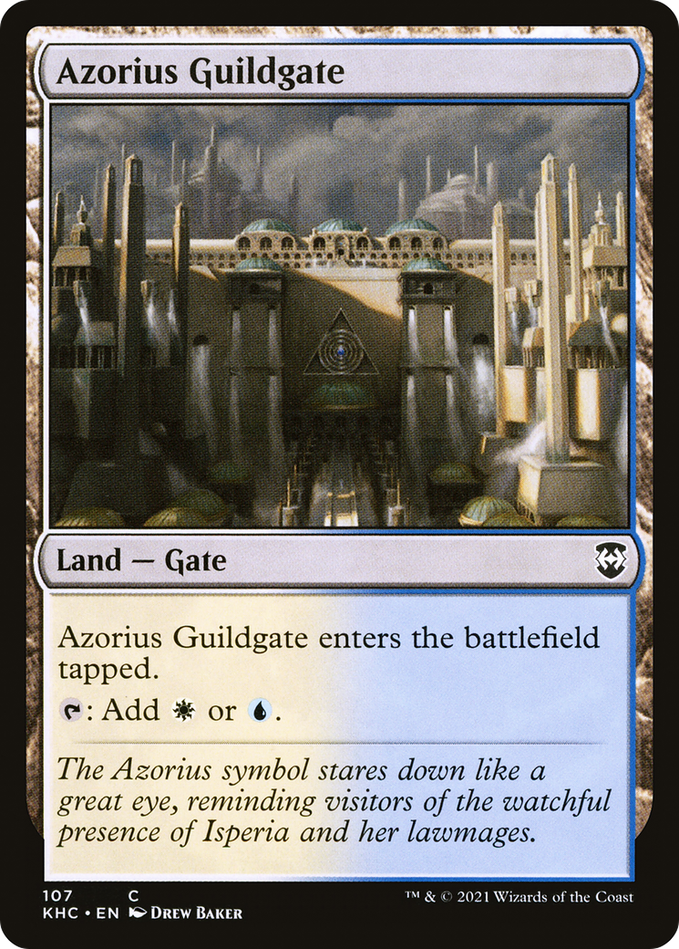 Azorius Guildgate [Kaldheim Commander] | Grognard Games
