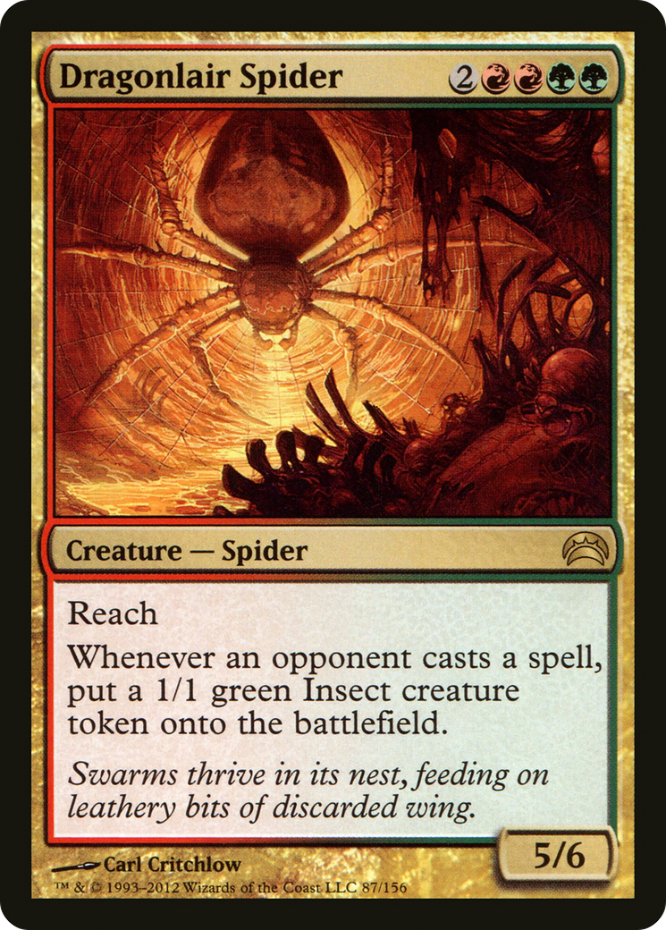 Dragonlair Spider (PC2-087) - Planechase 2012 Foil | Grognard Games