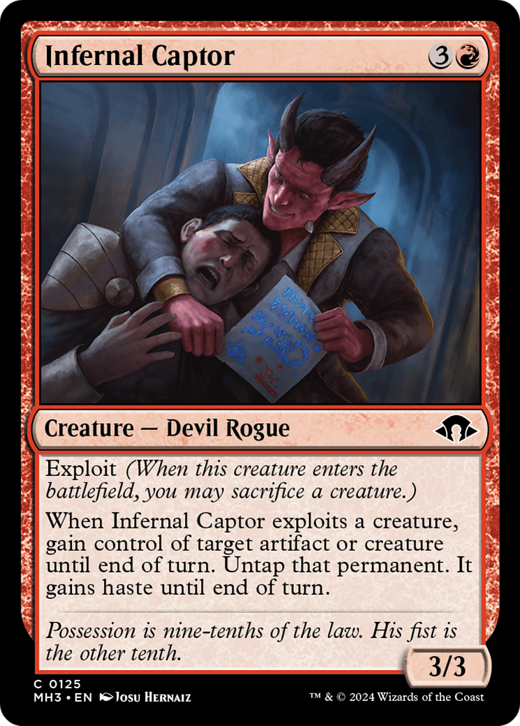 Infernal Captor [Modern Horizons 3] | Grognard Games