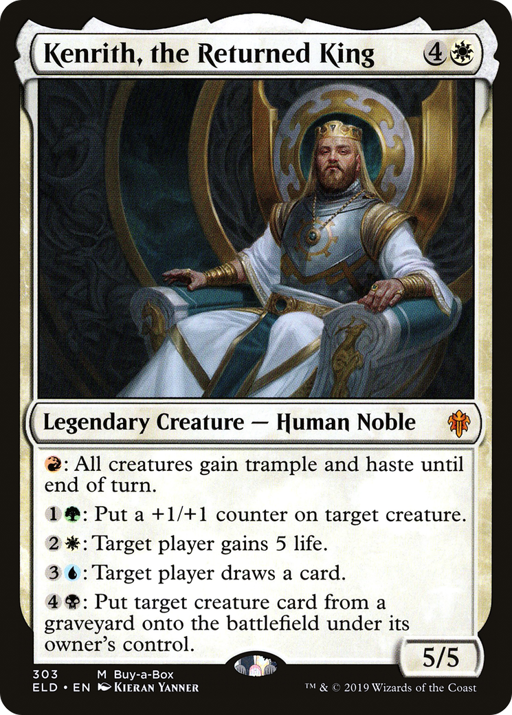 Kenrith, the Returned King (Buy-A-Box) [Throne of Eldraine Promos] | Grognard Games