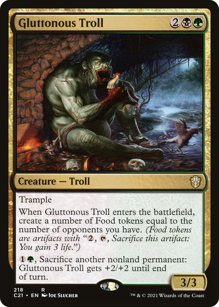 Gluttonous Troll [Commander 2021] | Grognard Games