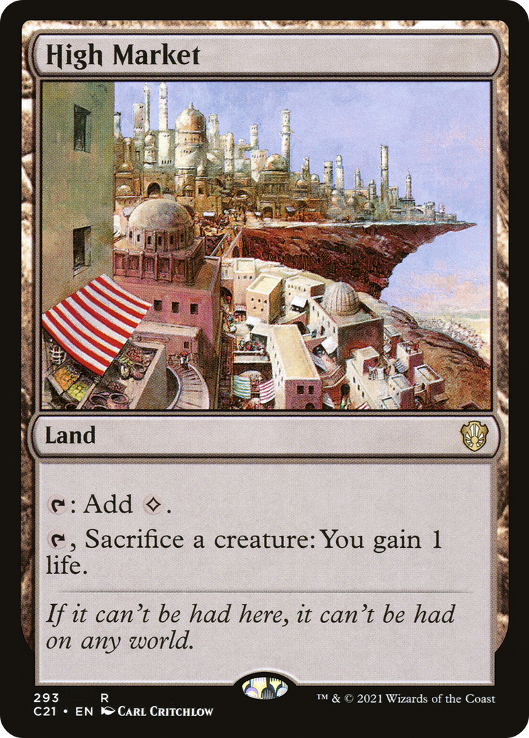 High Market [Commander 2021] | Grognard Games
