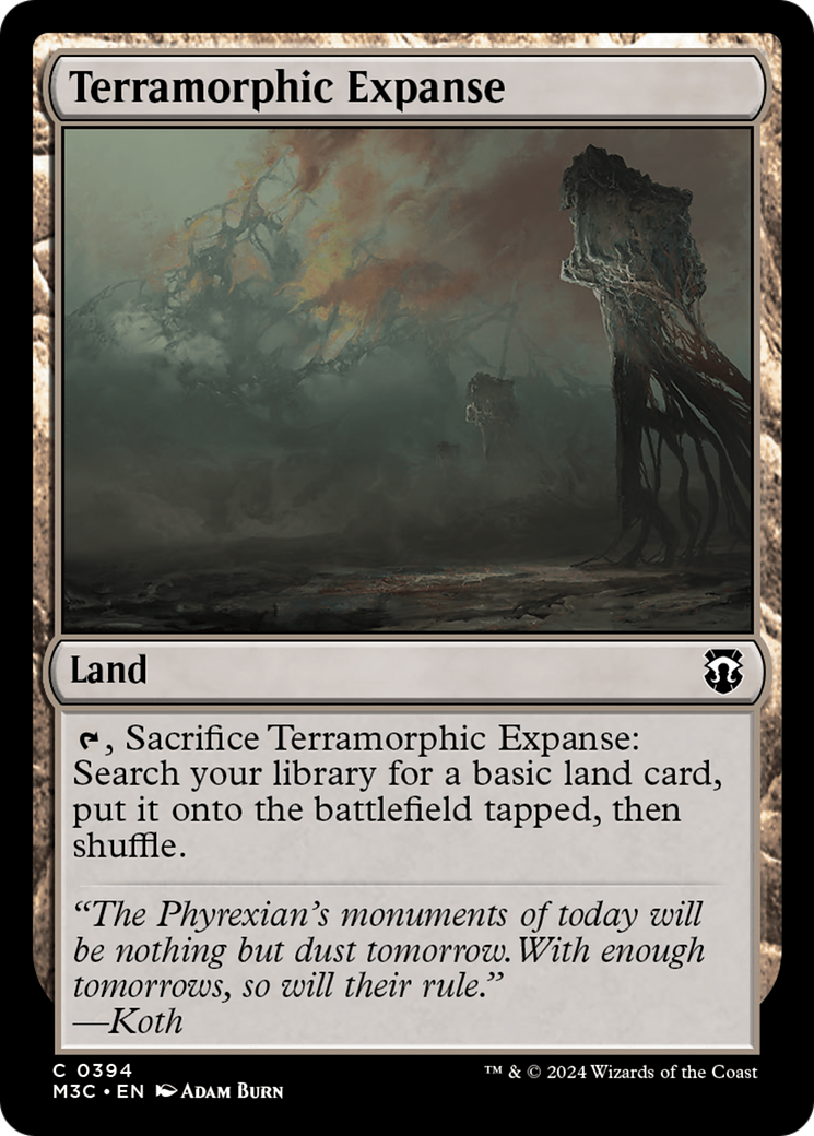 Terramorphic Expanse (Ripple Foil) [Modern Horizons 3 Commander] | Grognard Games